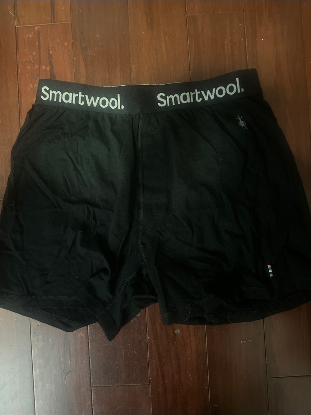 Smartwool Men's Merino Wool Boxers Briefs Medium Black NIB - Picture 5 of 12